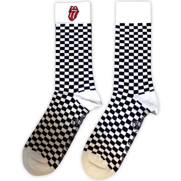 The Rolling Stones Check Ankle Socks One Size