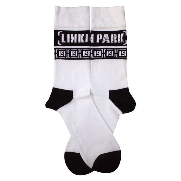 Linkin Park LP Logo Repeat Ankle Socks UK Size 7-11