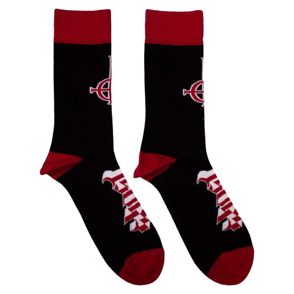 Ghost Symbol Band Logo Ankle Socks UK Size 7-11