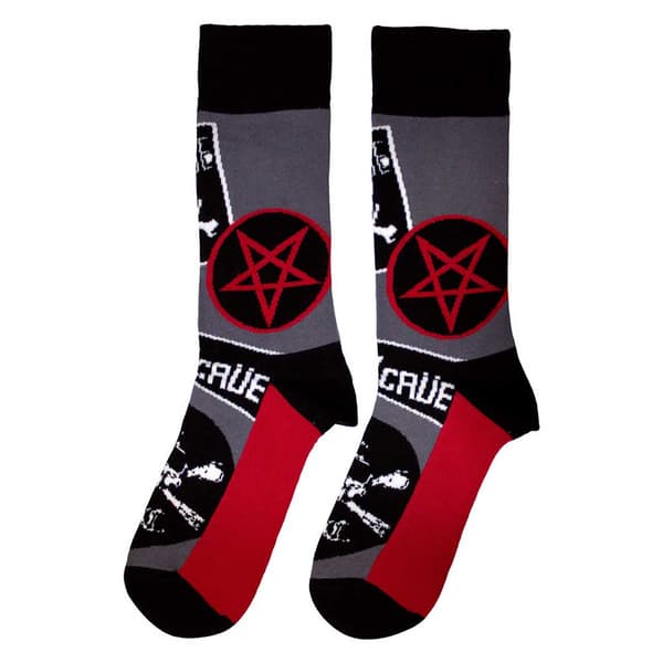 Motley Crue Band Logo Ankle Socks UK Size 7-11