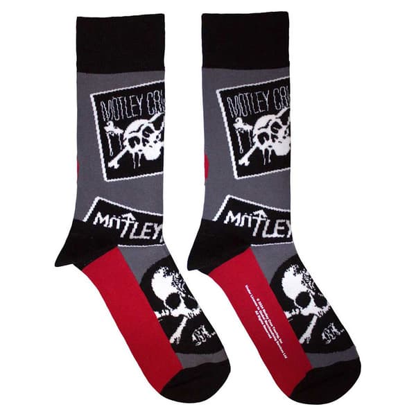 Motley Crue Band Logo Ankle Socks UK Size 7-11