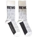 Miniatyrbild 1 av 2: The Beatles Revolver Text Outline Repeat Ankle Socks One Size