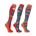 Miniatyrbilde 1 av 2: Hy Unisex Adult Frivolous Fox Socks (Pack of 3)