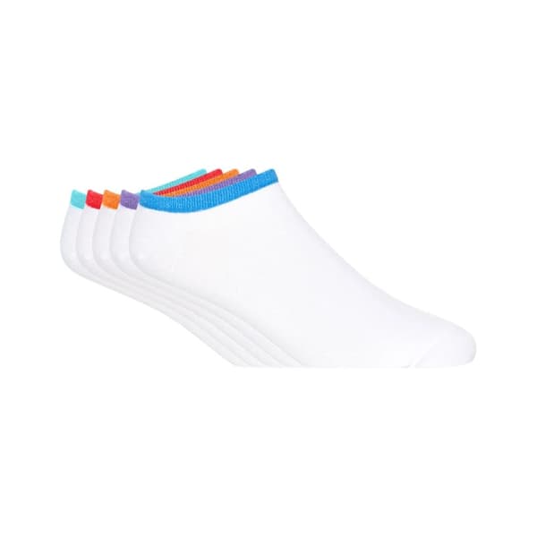 Bench Mens Melek Training Liner Socks White 6 UK-11 UK