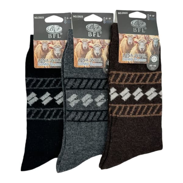 Ullstrumpor 12 pack, HERR 40-46