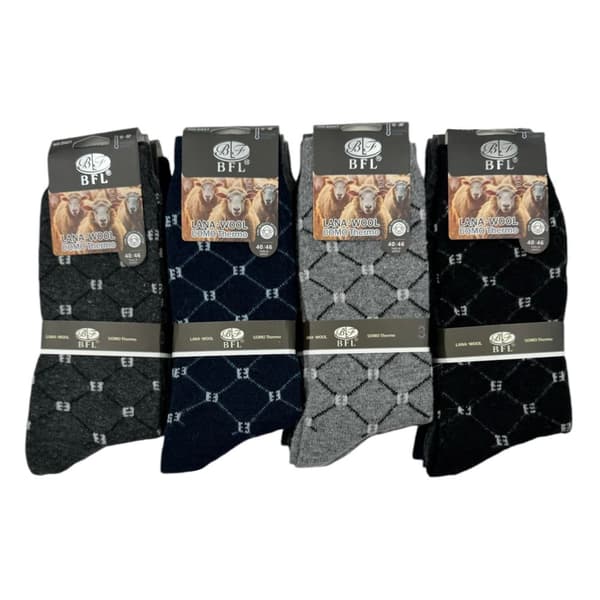 Ullstrumpor herr 12 pack, 40-46