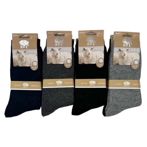 Ullstrumpor DAM, 12-pack, stl 35-40