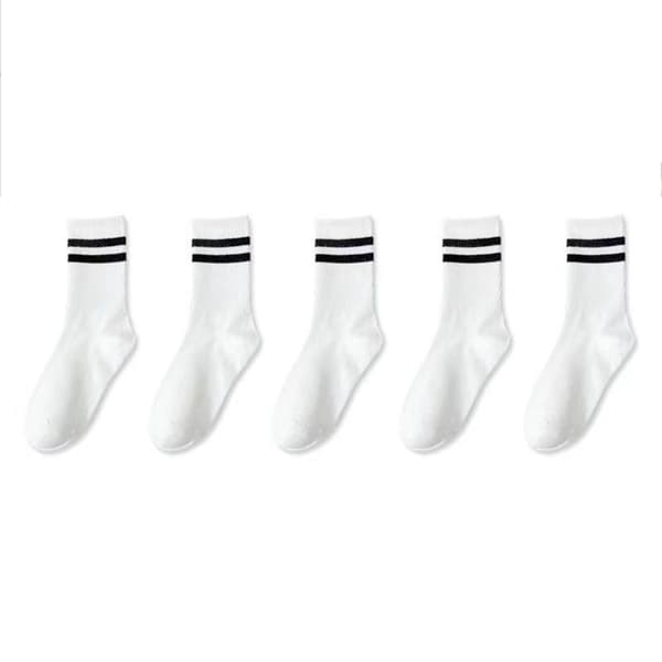 INF 5 par ankelstrømper - to-stribet design
