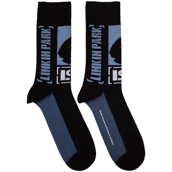 Linkin Park Unisex Adult Crouch Socks Black 7 UK-11 UK