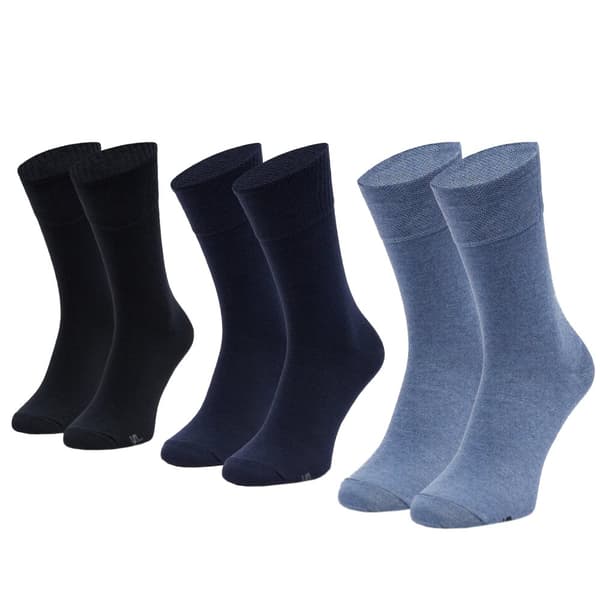 Skechers 3pk Men's Basic Socks SK41007-5801, Man, Strumpor, Marinblå