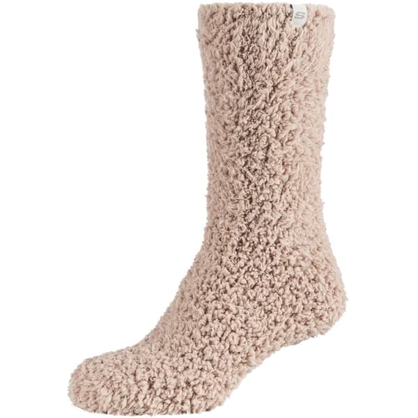 Skechers 2PPK Wm Cozy Fuzzy Socks SK41112-1221, Kvinde, Sokker, Beige