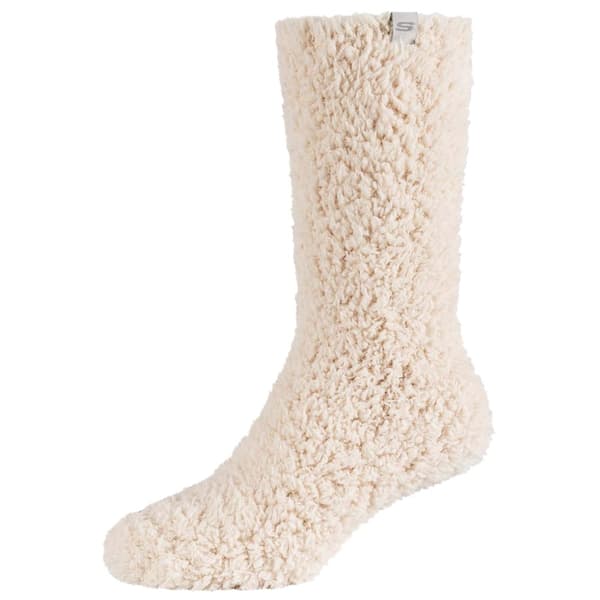 Skechers 2PPK Wm Cozy Fuzzy Socks SK41112-1221, Kvinde, Sokker, Beige