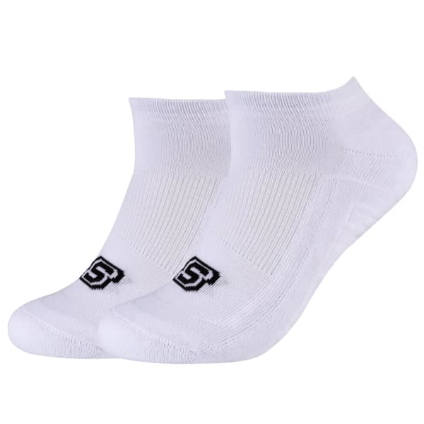 Skechers 2PPK Basic Cushioned Sneaker Socks SK43024-1000, Unisex, Sokker, Hvid White 35-38