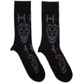 Pikkukuva 1 / 2: Him Unisex Adult Heartagram Skull Ankle Socks