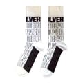 Pikkukuva 2 / 2: The Beatles Unisex Adult Revolver Text Outlines Repeat Socks