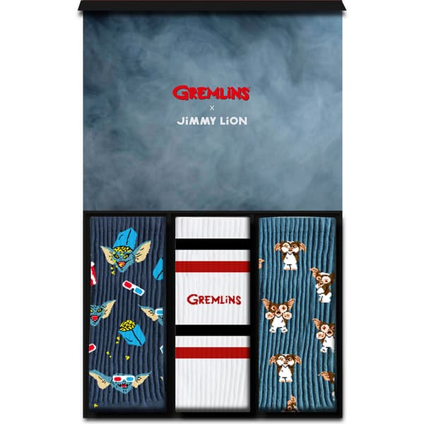 Jimmy Lion Athletic Gremlins Crew-sukat 3 Parit Sininen EU 36-40 Mies