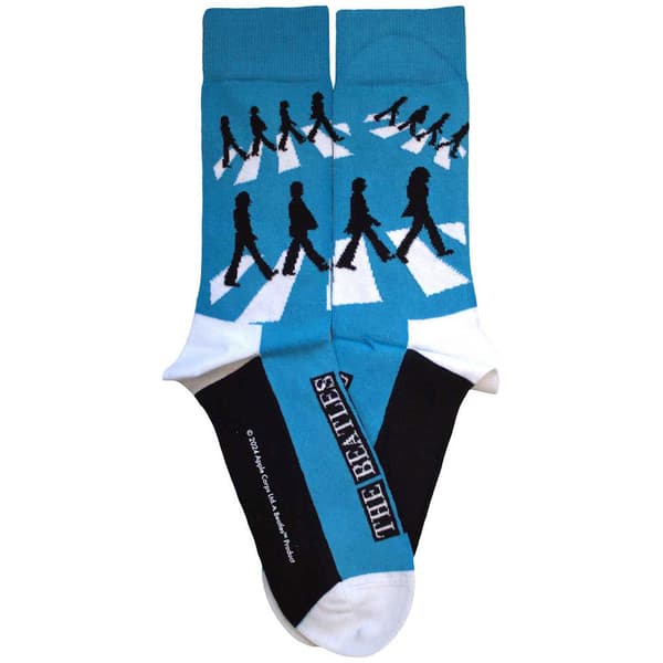 The Beatles Abbey Road Silhouettes Repeat Ankle Socks One Size