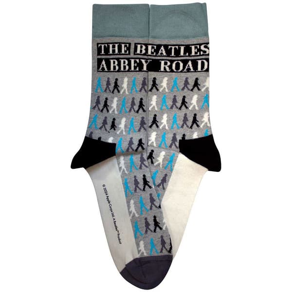 The Beatles Abbey Road Colours Crossing Repeat Ankle Socks One Size