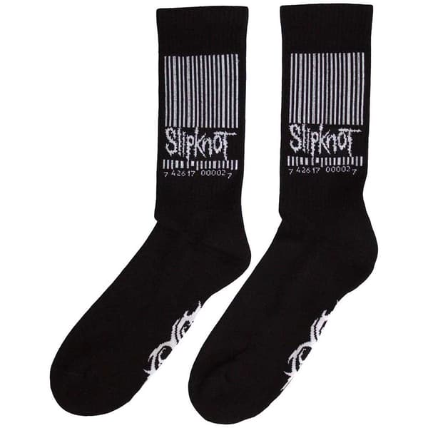 Slipknot Barcode And Tribal S Ankle Socks One Size