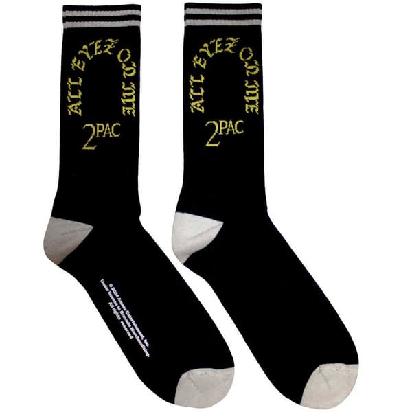 Tupac All Eyez On Me Ankle Socks One Size