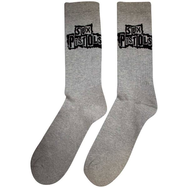 The Sex Pistols Stacked Logo Ankle Socks One Size