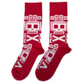 Miniatyrbild 2 av 2: Five Finger Death Punch Pixeled Skull Repeat Ankle Socks One Size