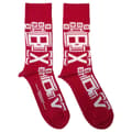 Miniatyrbild 1 av 2: Five Finger Death Punch Pixeled Skull Repeat Ankle Socks One Size