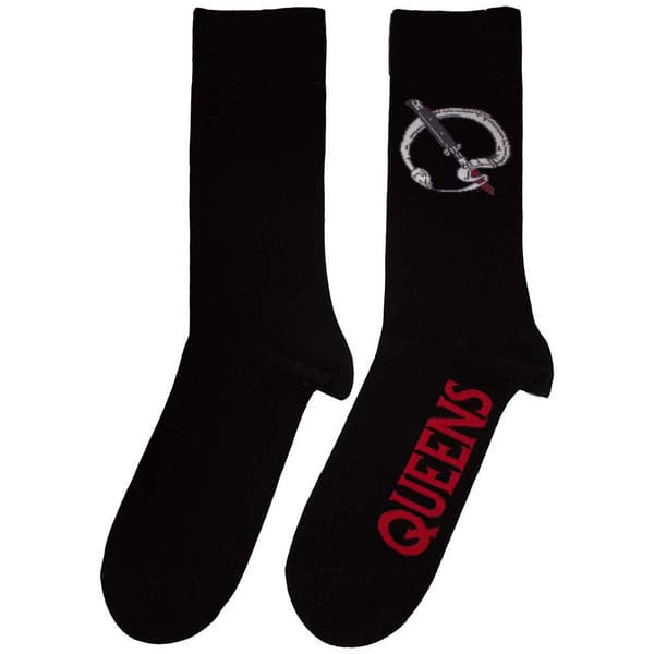 Queens Of The Stone Age Q Emblem Ankle Socks One Size