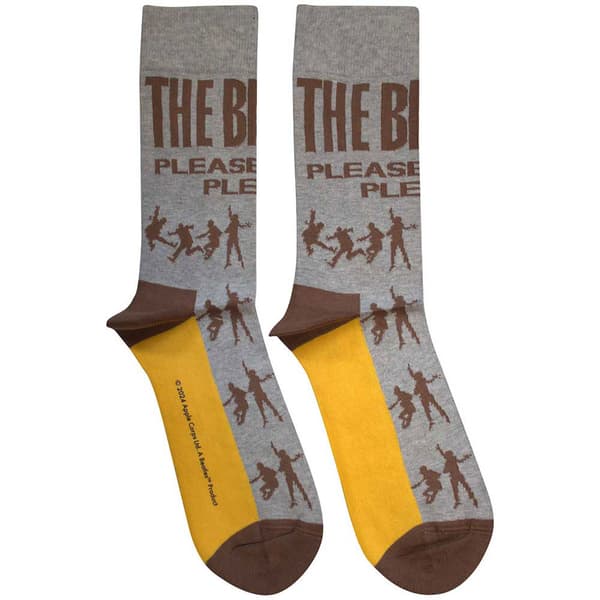 The Beatles Please Please Me Silhouettes Ankle Socks One Size