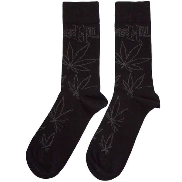 Cypress Hill Leaf Pattern Ankle Socks One Size