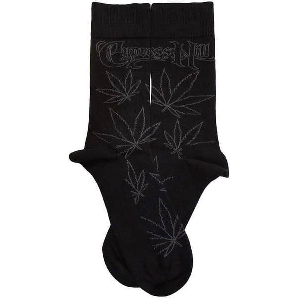 Cypress Hill Leaf Pattern Ankle Socks One Size