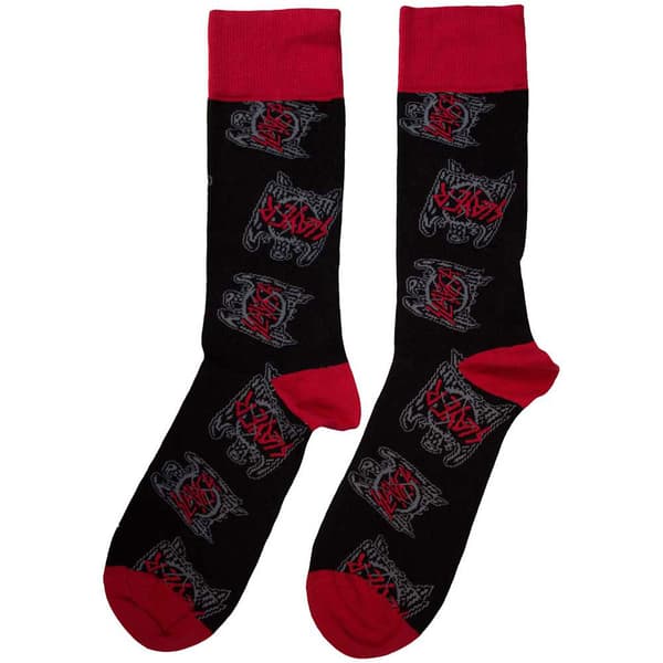 Slayer Eagle Crest Pattern Ankle Socks One Size