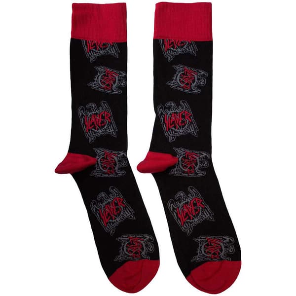 Slayer Eagle Crest Pattern Ankle Socks One Size