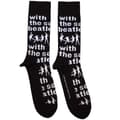 Miniatyrbild 1 av 2: The Beatles With The Beatles Silhouettes Repeat Ankle Socks One Size