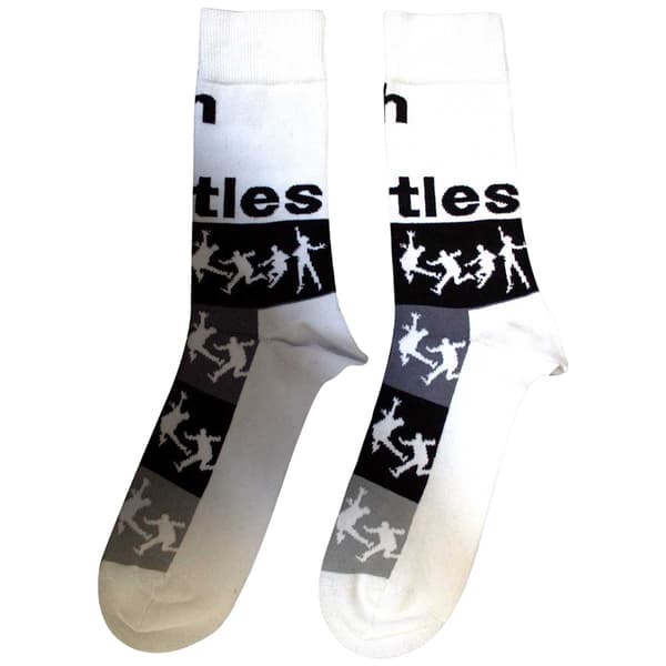 The Beatles Unisex Adult With The Beatles Silhouette Socks