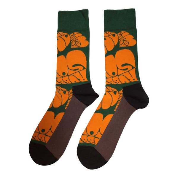The Beatles Unisex Adult Rubber Soul Text Repeat Socks