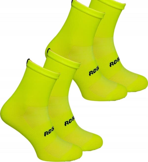 ROGELLI CYKELSTRUMPOR 44-47 FLUO LIGHTWEIGHT 2-PACK