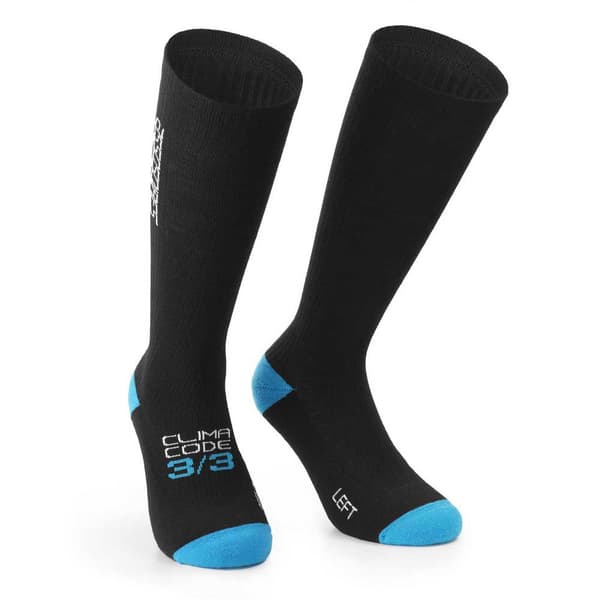 Assos Ultraz 3/3 Fugu Socks Strumpor Svart EU 43-46 Man