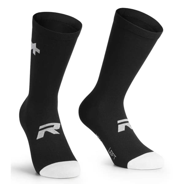 Assos R S9 Twin Pack Sokker Sort EU 43-46 Mand