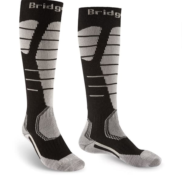 Bridgedale Easy On Lange Sokker Sort EU 36-39 Mand