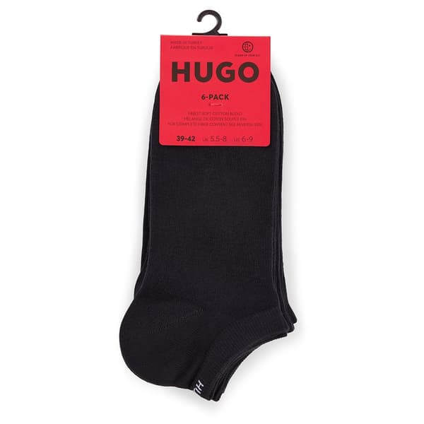 Hugo As Uni 10260253 Sokker 6 Par Sort EU 39-42 Mand