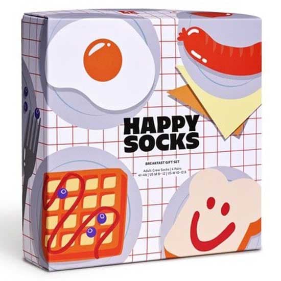 Hs By Happy Socks Breakfast Gift Set Pitkät Sukat Monivärinen EU 41-46 Mies