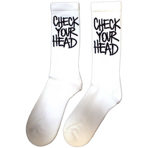 Beastie Boys Unisex Adult Check Your Head Terrycloth Socks