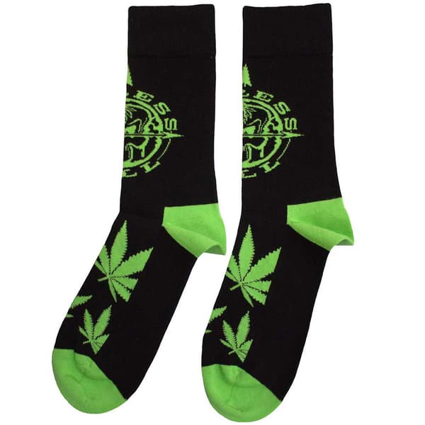 Cypress Hill Unisex Adult Logo & Leaves Socks