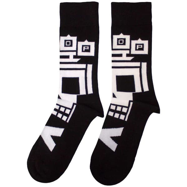 Five Finger Death Punch Unisex Adult Pixel Skull Socks
