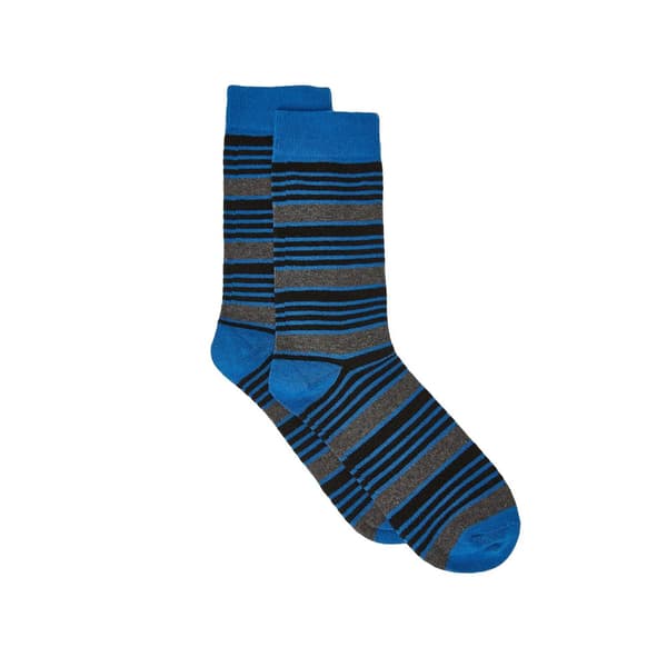 Maine Mens Fine Stripe Socks (Pack of 3)