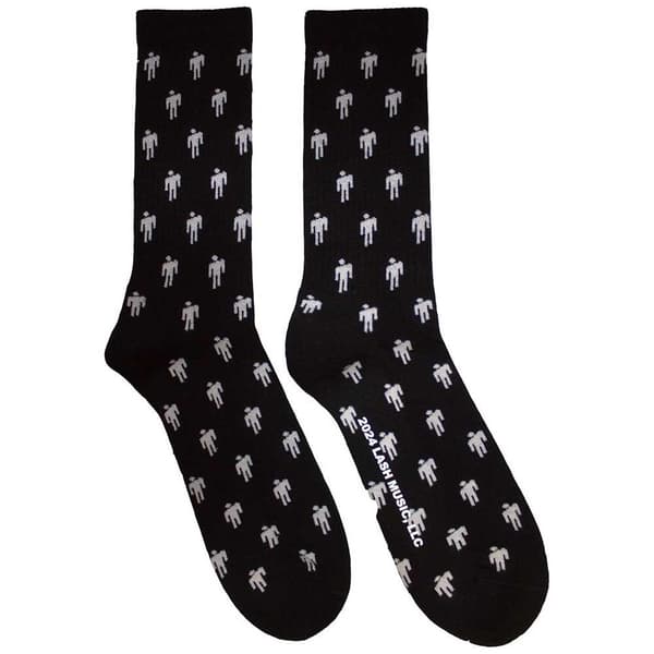 Billie Eilish Unisex Adult Blohsh Logo Terrycloth Socks