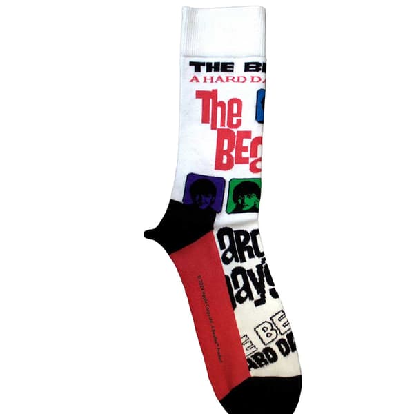 The Beatles Unisex Adult A Hard Day´s Night Colours Socks
