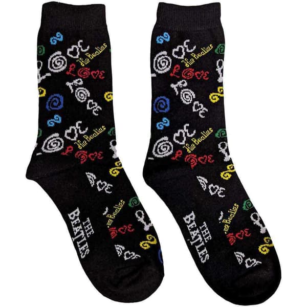 The Beatles Unisex Adult Love Socks