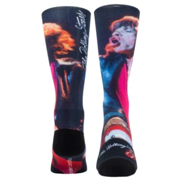 The Rolling Stones Mick Live In Colour 360 Dye Sublimation Socks One Size